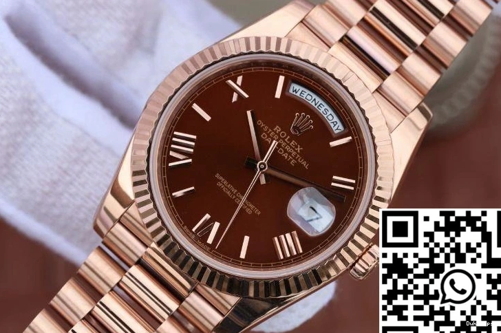 Factory Date Day Brown Rolex 40mm Dial 228235 EW 0501